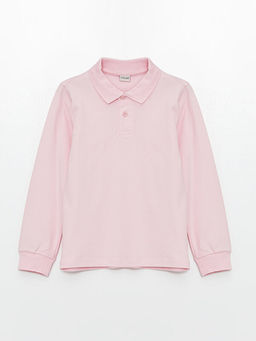 Polo Yaka Basic Uzun Kollu K?z ?ocuk Ti??rt