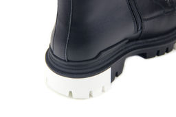 Ботинки 346.astra20bl/w black/Шерсть