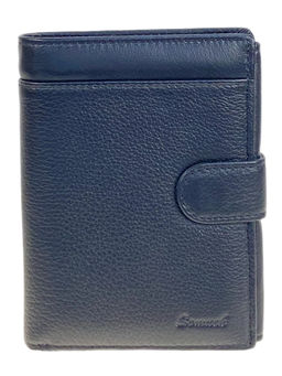 Кошелек-органайзер мужской из натуральной кожи, цвет черный