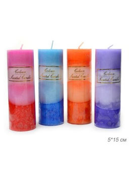 Свеча столбик арома 5х15 см / NA522 /уп 48/96/