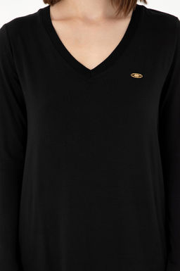 Женский черный свитшот Неожиданная скидка в корзине - U.s. polo assn фото 6