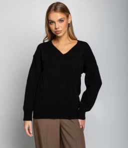 Джемпер #КТ828 (7), чёрный