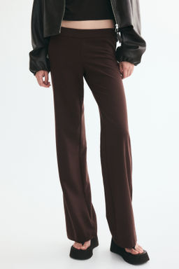 Low-waisted twill trousers - H&m фото 4