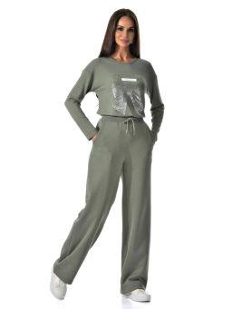 утепленные брюки палаццо из флиса. - А+б коллекция фото 3