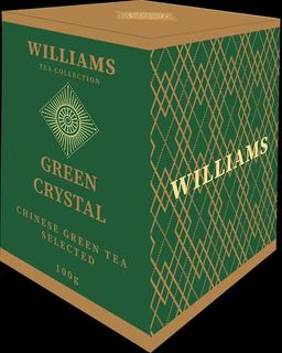 WILLIAMS. Crystal Green. Зеленый китайский 100 гр. карт.упаковка