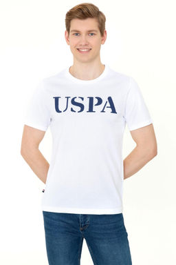 Мужская белая футболка с круглым вырезом Basic - U.s. polo assn фото 11