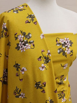 Теплый хлопок Эвита цв.желто-горчичный, ш.1.50м, хлопок-100%, 160гр/м.кв - Купава фото 5