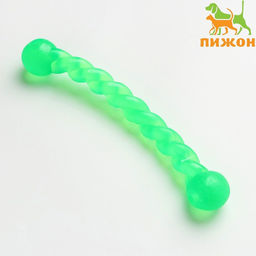 Игрушка Плетенка большая, 29 см, каучук, зелёная