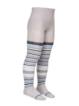 (Omsa) Collant 11P11-1 в полоску grigio chiaro