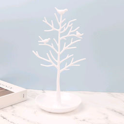 Подставка для украшений птички белая / JIN-10W /уп 100/ - Галеонтрейд фото 2