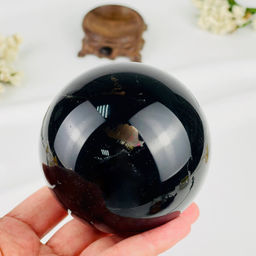 Шар из Раухтопаза на подставке - Радуга самоцветов фото 2