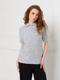 Блузка вязаная