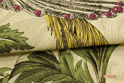 Интерьерный хлопок Эдем цв.светло-пшеничный, ш.1.5м, хлопок-100%, 230гр/м.кв - Купава фото 2