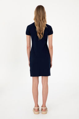 Kad_n Lacivert _rme Elbise Sepette S_rpriz _ndirim - U.s. polo assn фото 4