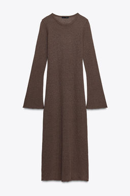 LONG TEXTURED DRESS