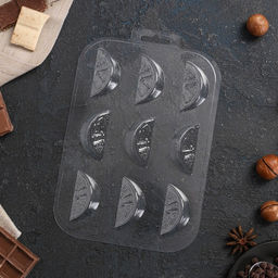 Форма для шоколада и конфет «Шоко-апельсинки», цвет прозрачный