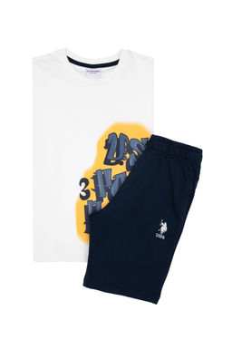 Erkek _ocuk Krem Pijama Tak_m_ Sepette S_rpriz _ndirim