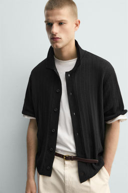 TEXTURED KNIT SHIRT - Zara фото 5