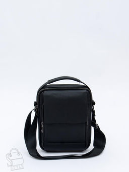 Сумка мужская кожаная 9747H black Heanbag