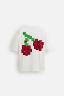 EMBROIDERED NOTES T-SHIRT - Zara фото 8