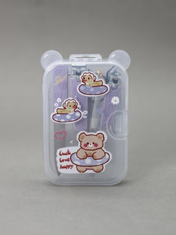 Маникюрный набор "Bear lifebuoy", purple