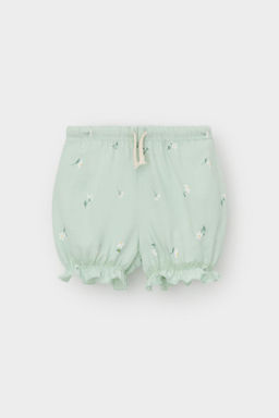 Crockid _ КР 400683/пастельно-зеленый,милые цветочки к543 шорты д/дев яс  фото 2