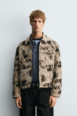 TEXTURED JACQUARD JACKET - Zara фото 2