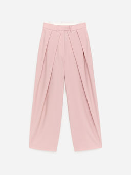 Pantalones de pinzas drapeados