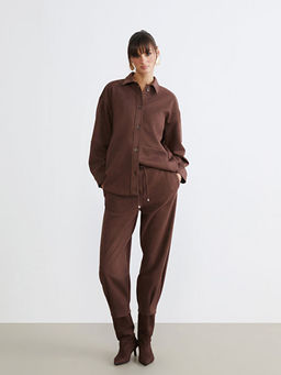 Beli Lastikli S?et G?r?n?ml? Kad?n Jogger Pantolon