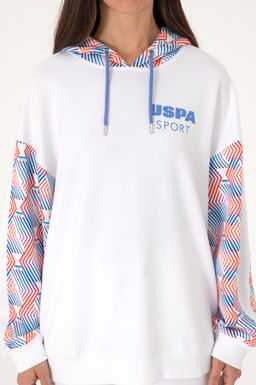 Kad_n Beyaz Sweatshirt Sepette S_rpriz _ndirim - U.s. polo assn фото 6