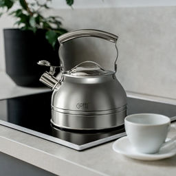 1128 GIPFELЧайник для кипячения воды 2,2л со свистком, с индукционным капсульным дном. Материал: нерж. сталь 18/10. Толщина: 0,5мм фото 12