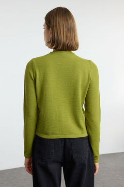 Yesil Yunlu Ceket Gorunumlu Triko H?rka TWOAW25HI00049