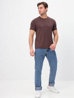 Футболка мужская короткий рукав GREG G145-V-70265 (кофейный)  фото 6