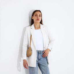 Сумка багет из искусственной кожи, 19х15х6.5 см, бежевый цвет - Nazamok фото 7