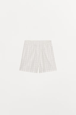 CHECK COTTON SHORTS - Zara фото 3