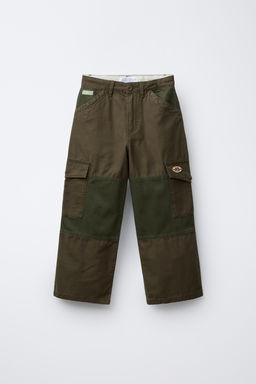 STRAIGHT-LEG PATCH TROUSERS