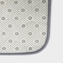 Коврики для ванной и туалета Доляна «Галька, ракушки», 2 шт., 40×50 см, 50×80 см, серые