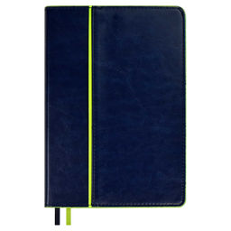 Ежедневник недатированный ESCALADA, А5, 160 л., арт. 63974/ 15 САРИФ СИНИЙ (кожзам: 146x211 мм, тв