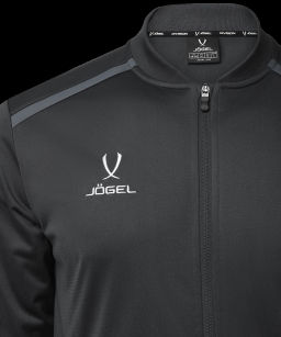Олимпийка JOGEL DIVISION PerFormDRY Pre-match Knit Jacket, черный, детский
