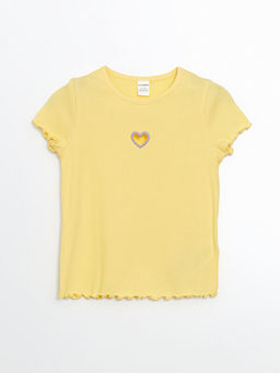 Bisiklet Yaka Nak??l? Ka?korse K?z Bebek Ti??rt