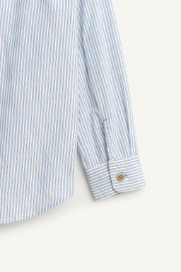LIMITED EDITION STRIPED SHIRT WITH POCKET - Zara фото 9