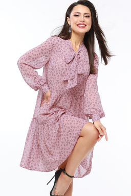 Многоярусное платье с бантом - Dstrend фото 8