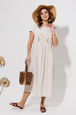 Платье Galean Style 965 светлый беж