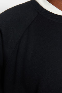 TRENDYOL MAN Lacivert Buyuk Beden Bisiklet Yaka Oversize/Genis Kesim Ici Polarl? Sweatshirt TMNAW24AO00007 - Trendyolmilla фото 12