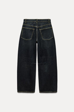 TRF MID-RISE BAGGY BALLOON JEANS - Zara фото 19