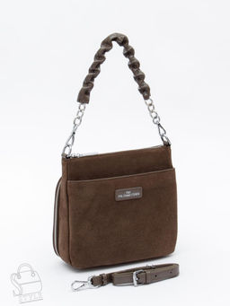 Сумка женская кожаная 2378YF d.apricot Polina&Eiterou