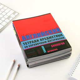 Тетради предметные, 48 л., набор из 10 шт. «ШРИФТЫ»