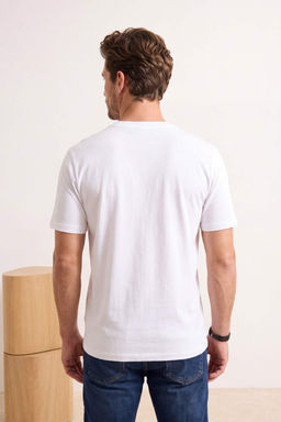 TRENDYOL MAN Siyah-Ekru Oversize 2li Paket Basic %100 Pamuklu T-Shirt TMNSS24TS00038 - Trendyolmilla фото 29