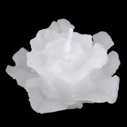 Свеча "Роза" д5см, h3,5см, белый, время горения 2 часа (Россия)