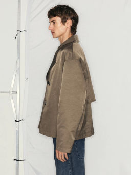 Укороченный плащ / Zarina фото 5